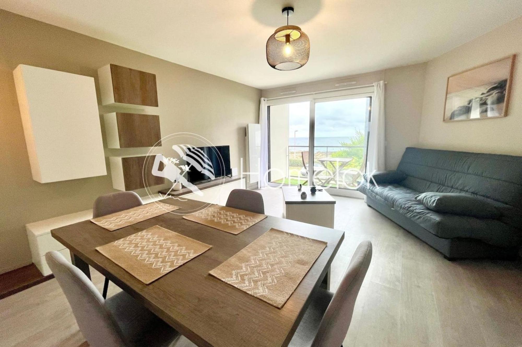 Royal Appartement De Standing - Face A L'Ocean Ploemeur Eksteriør billede